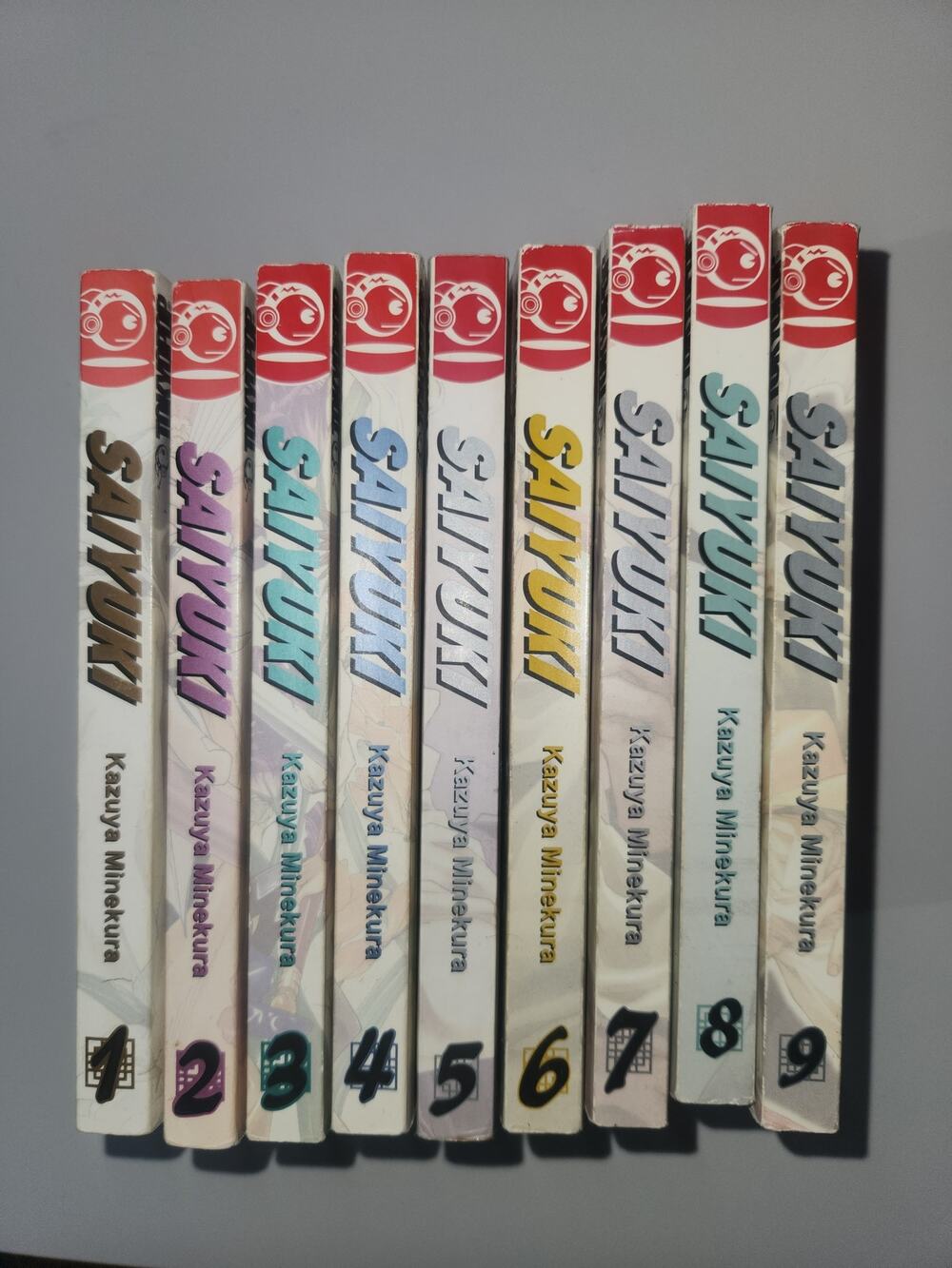 Saiyuki Manga Lot of 9 Vol 1-9 English Tokyopop Kazuya Minekura Graphic Novels